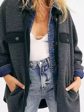 Free People Ruby Oversized Shirt Jacket